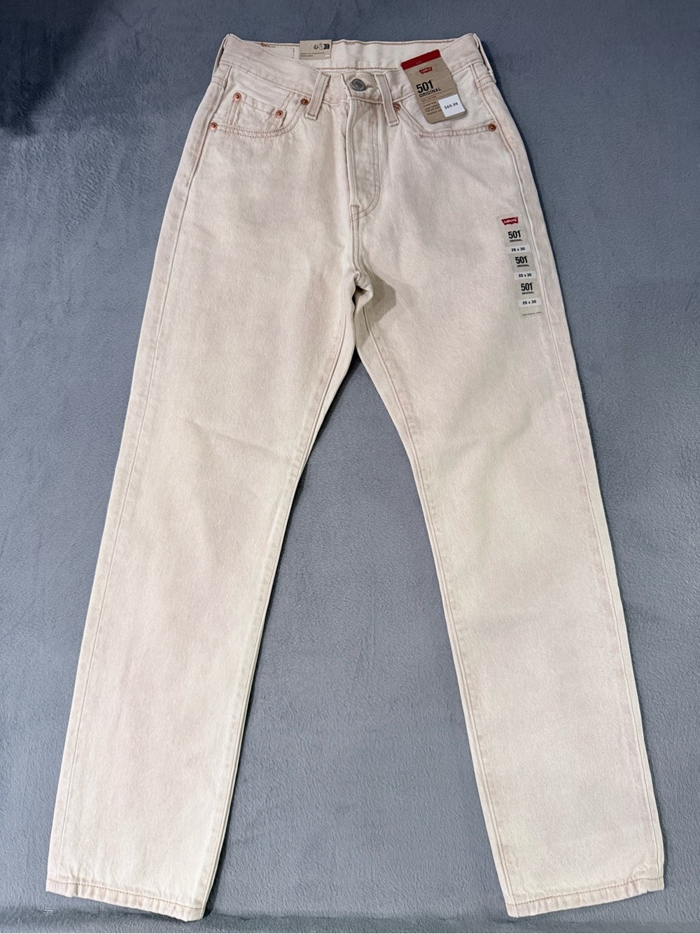 Levi's - Women's Tan/Cream 501 Original Jeans